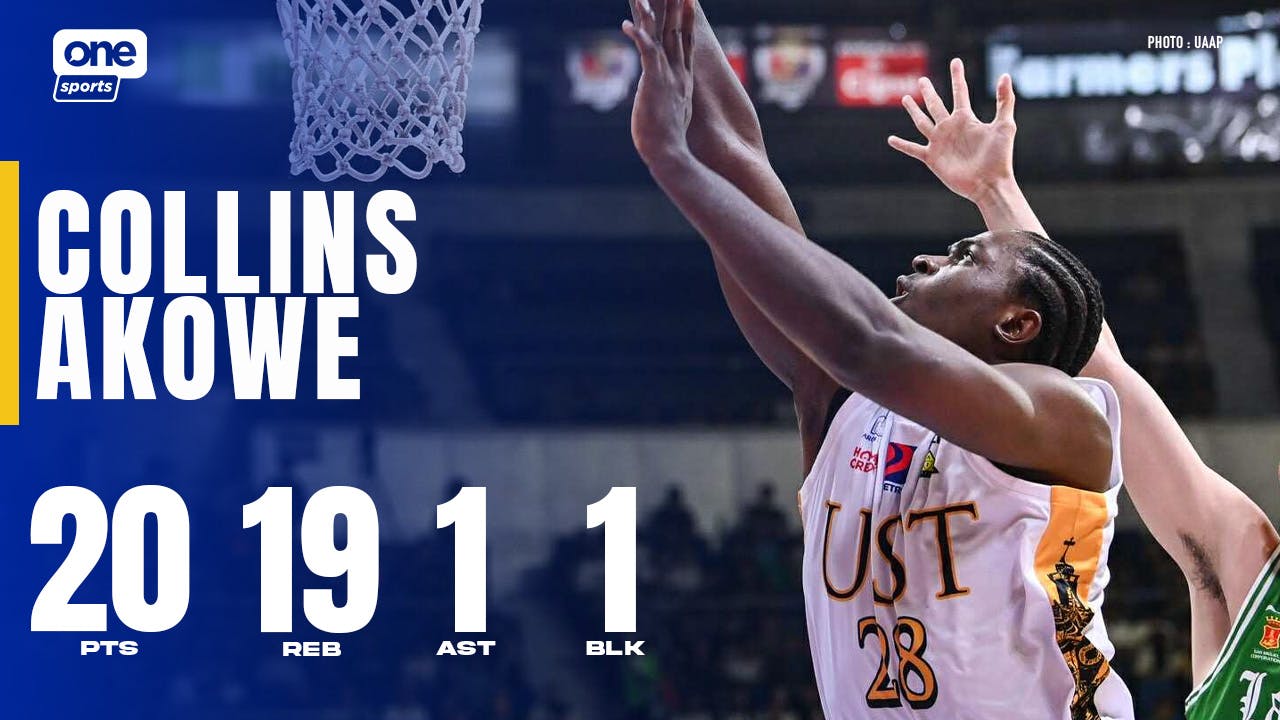 Collins Akowe continues to impress for red-hot UST in win vs DLSU | UAAP Highlights