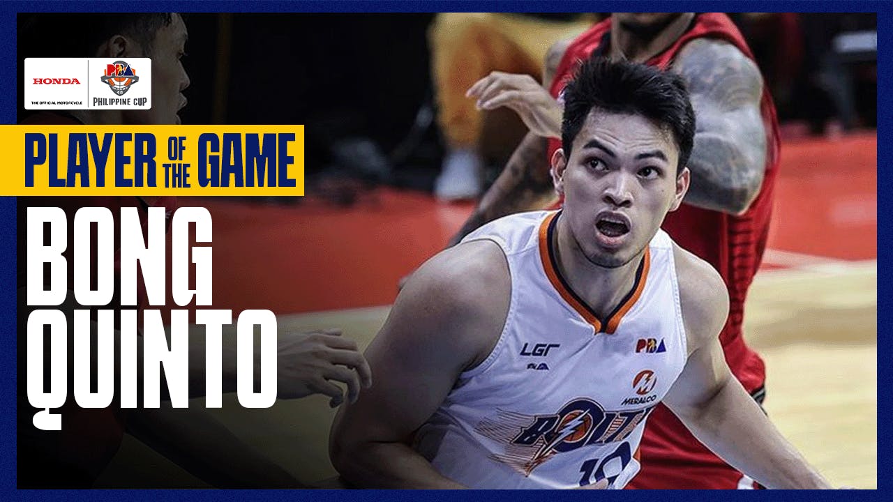 PBA Player of the Game Highlights: Bong Quinto sparks Meralco