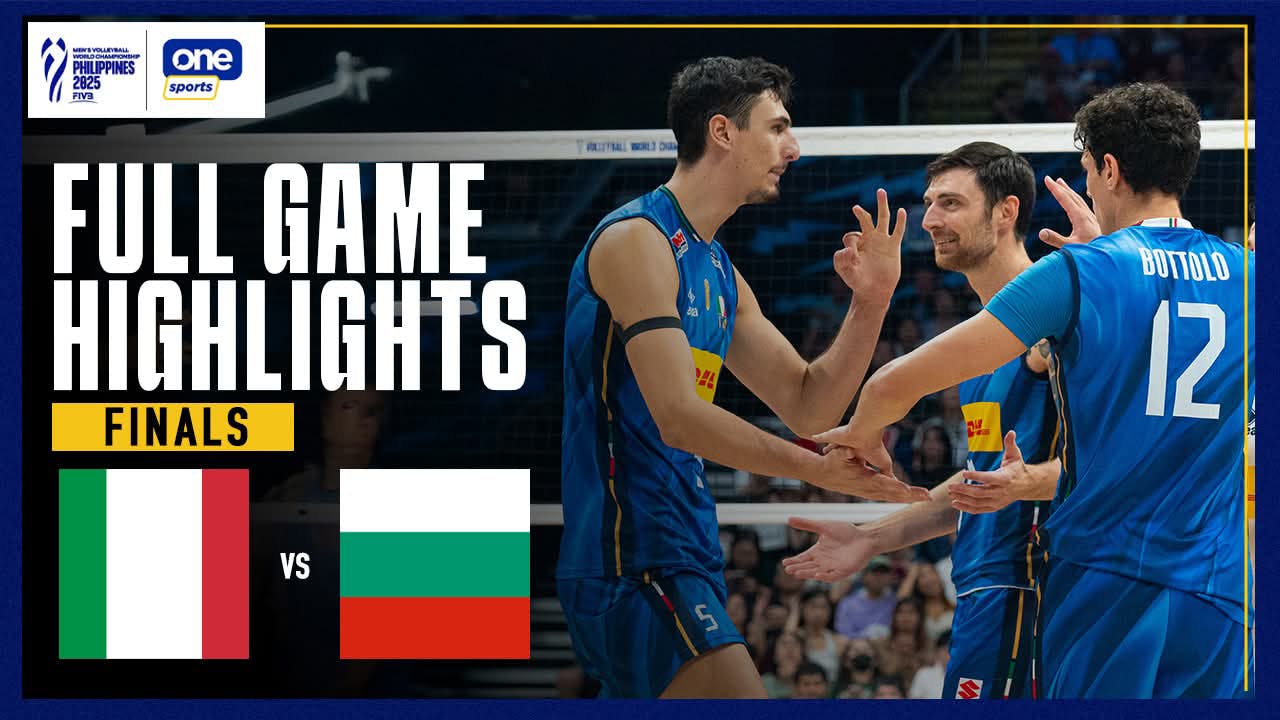 Italy stops Bulgaria to retain FIVB Men