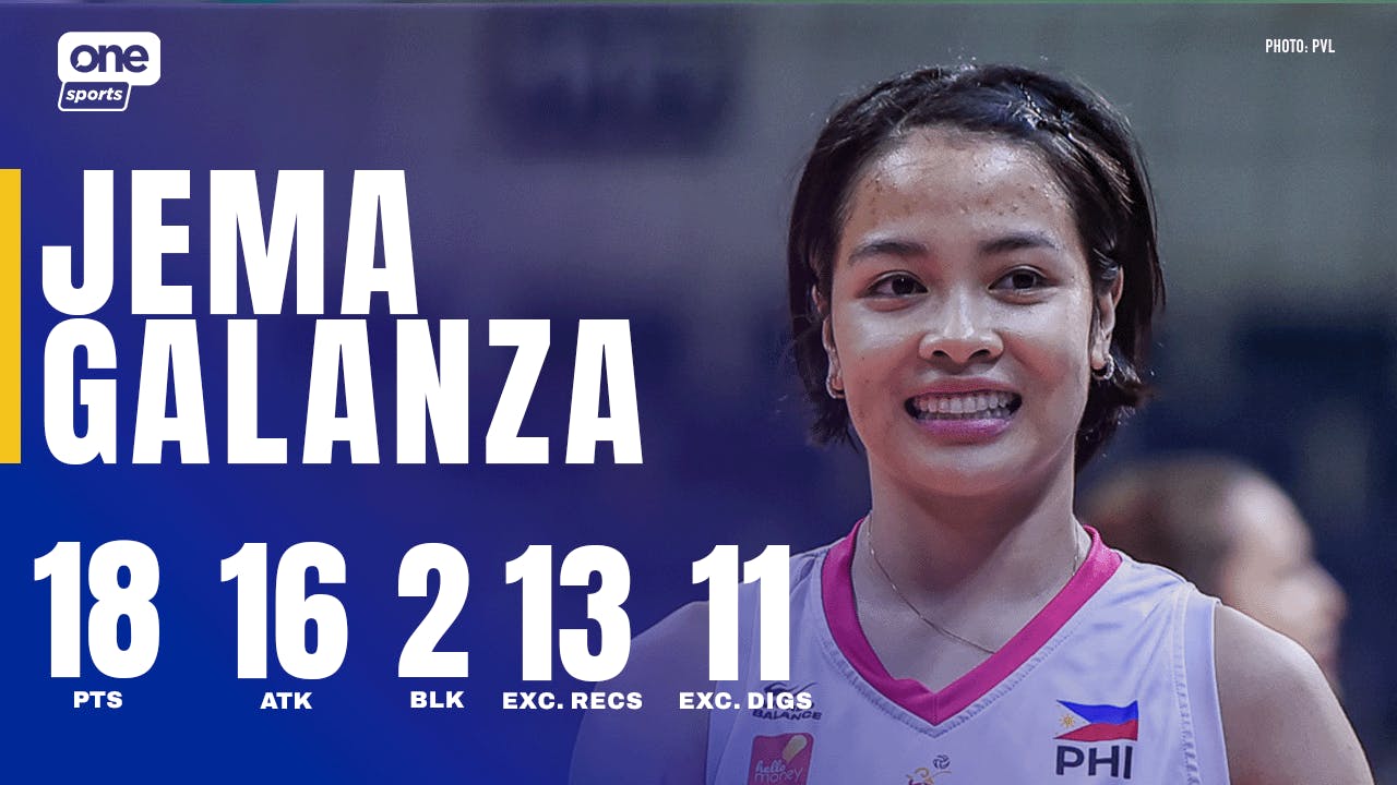 Jema Galanza explodes with triple-double for Creamline Cool Smashers | PVL Highlights