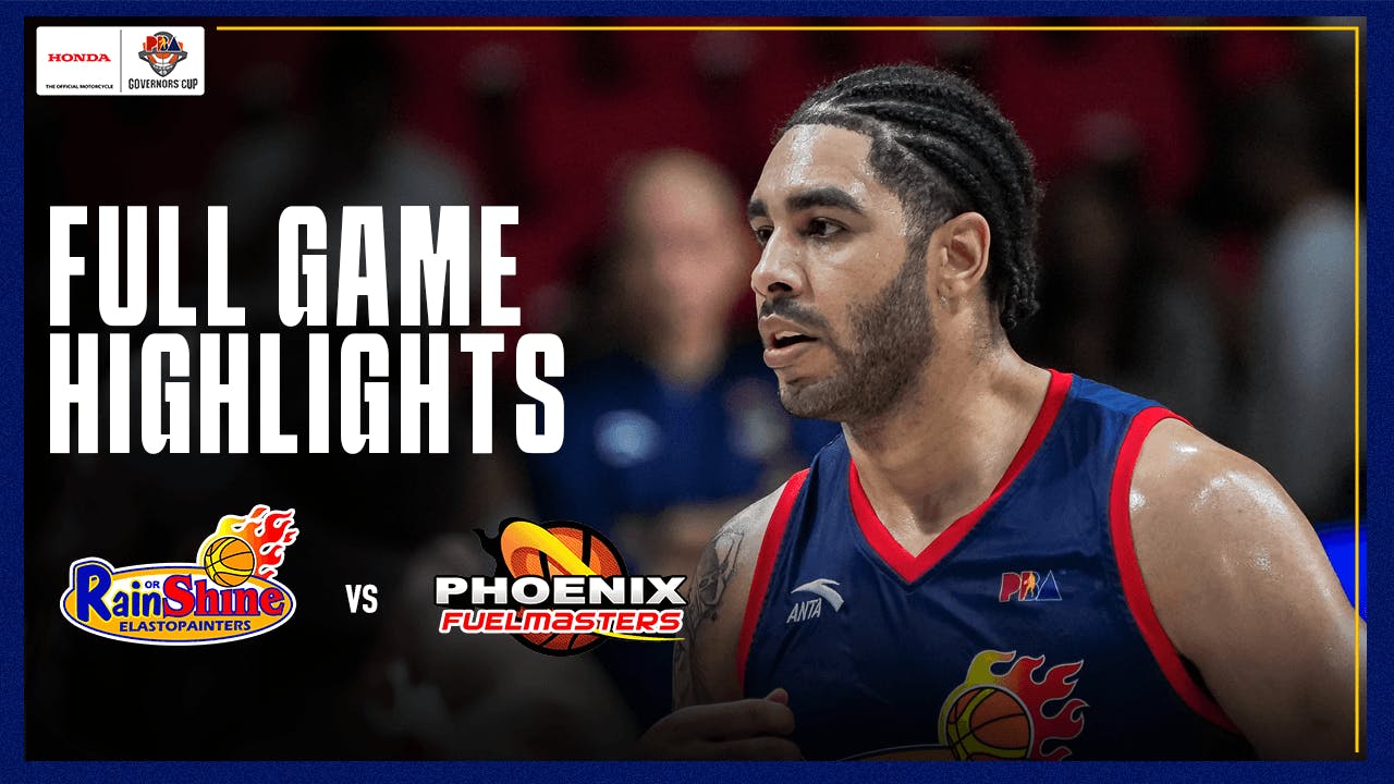 Rain or Shine shakes off slow start vs Phoenix, preserves perfect 4-0 mark | PBA Highlights