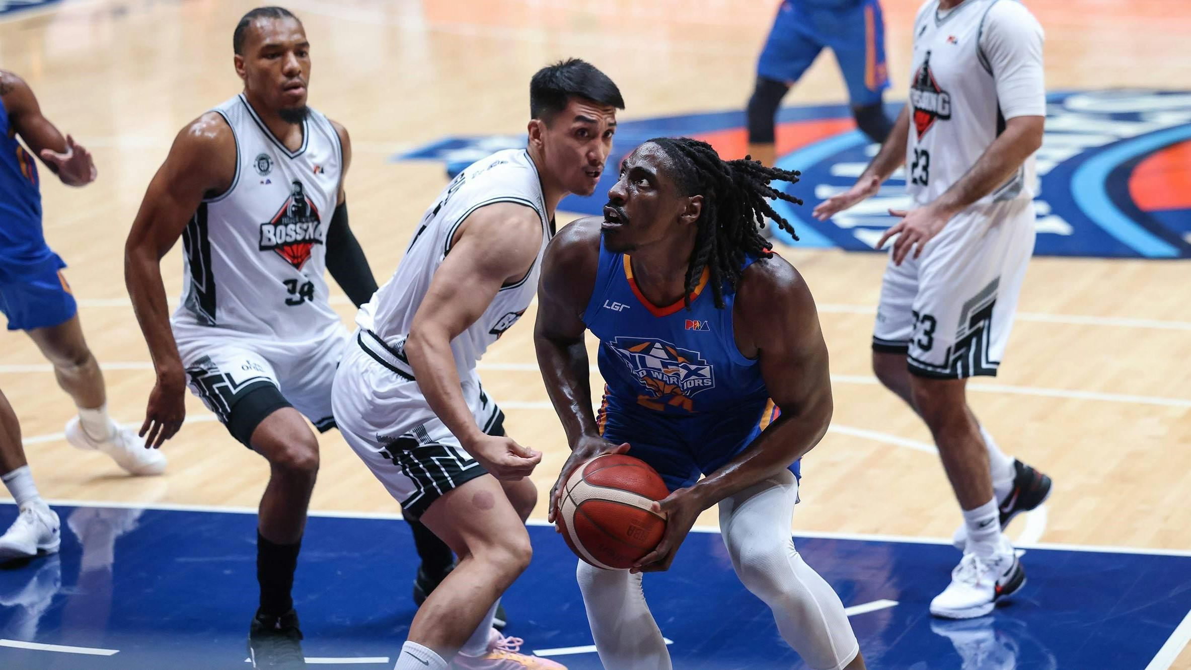 Mike Watkins, Robert Bolick team up to hand NLEX win No. 1 vs Blackwater