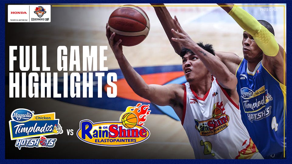 Rain or Shine pulls through vs Magnolia in OT for Game 3 victory | PBA Highlights