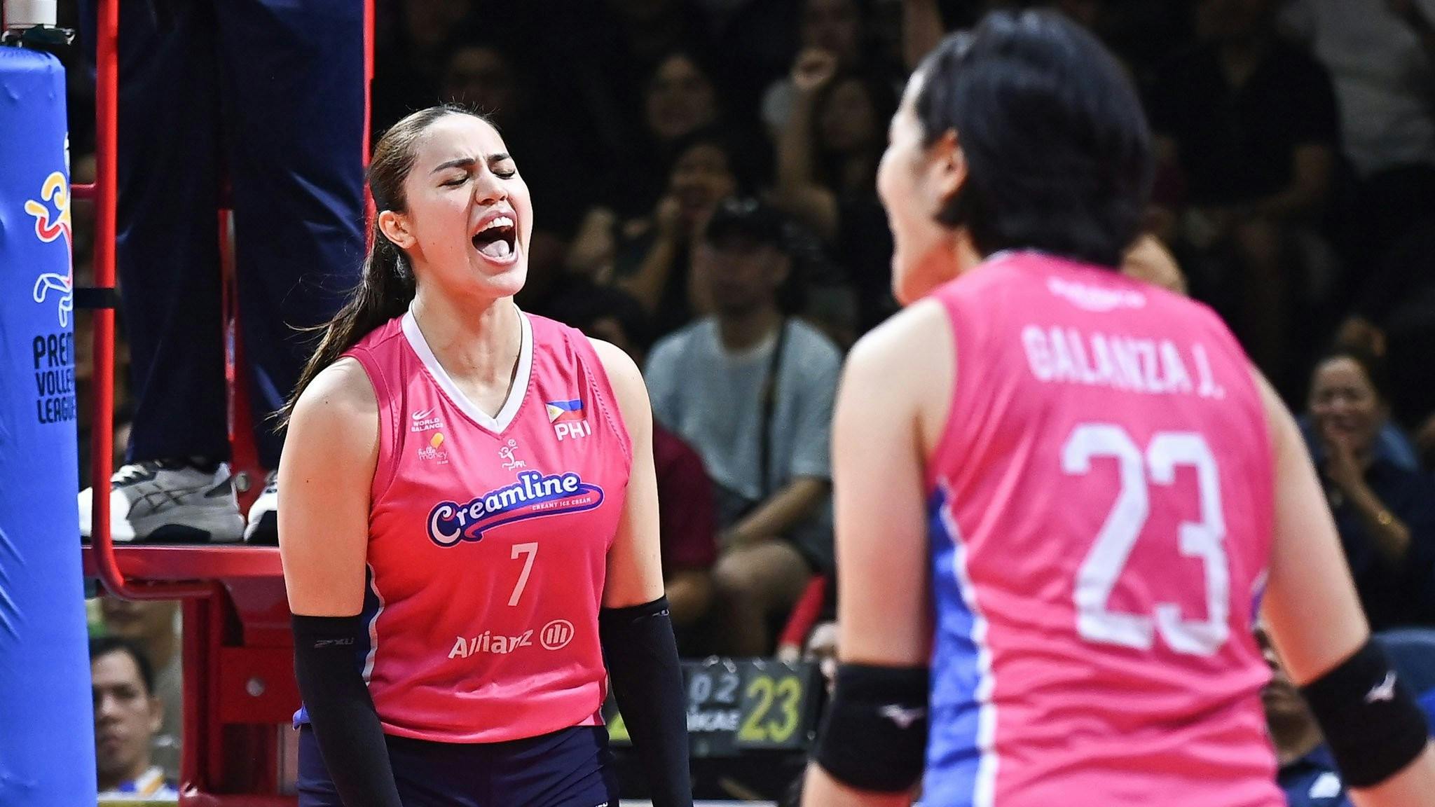 Creamline gets back at Chery Tiggo, cops bronze for 19th straight podium finish in PVL