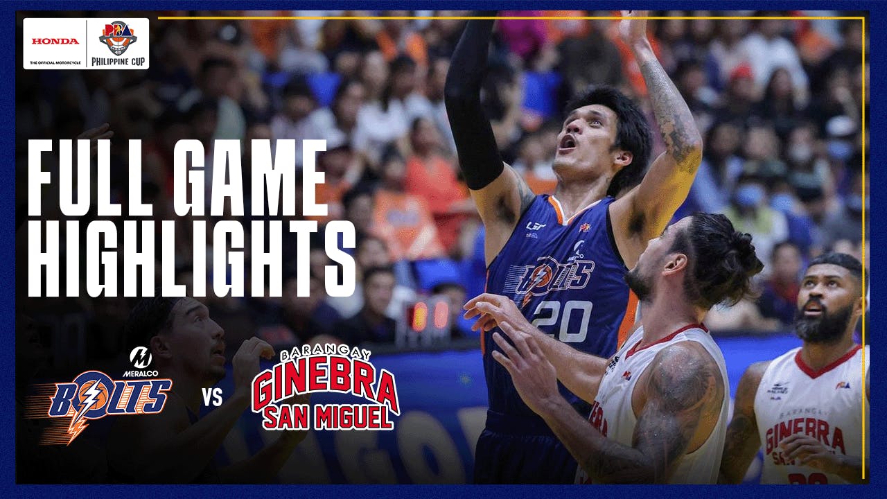 PBA Game Highlights: Meralco sees off Ginebra, sets up finals showdown with San Miguel