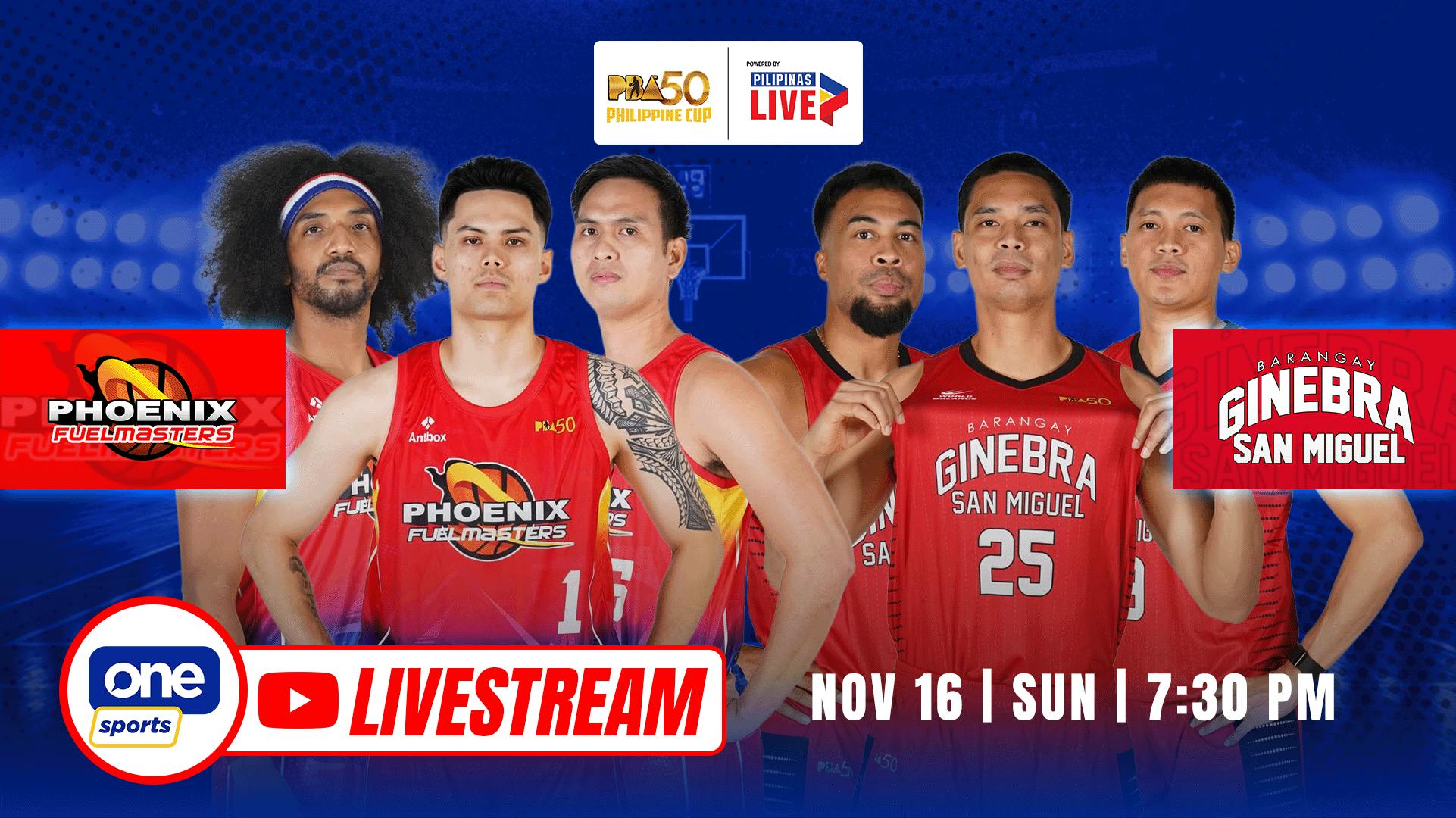 PBA LIVESTREAM: Phoenix Fuel Masters vs Brgy. Ginebra | Philippine Cup