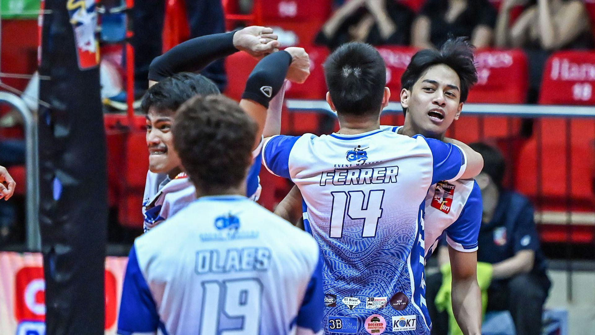 John Vincent Ramos sparks 3B win vs VNS to fan Spikers