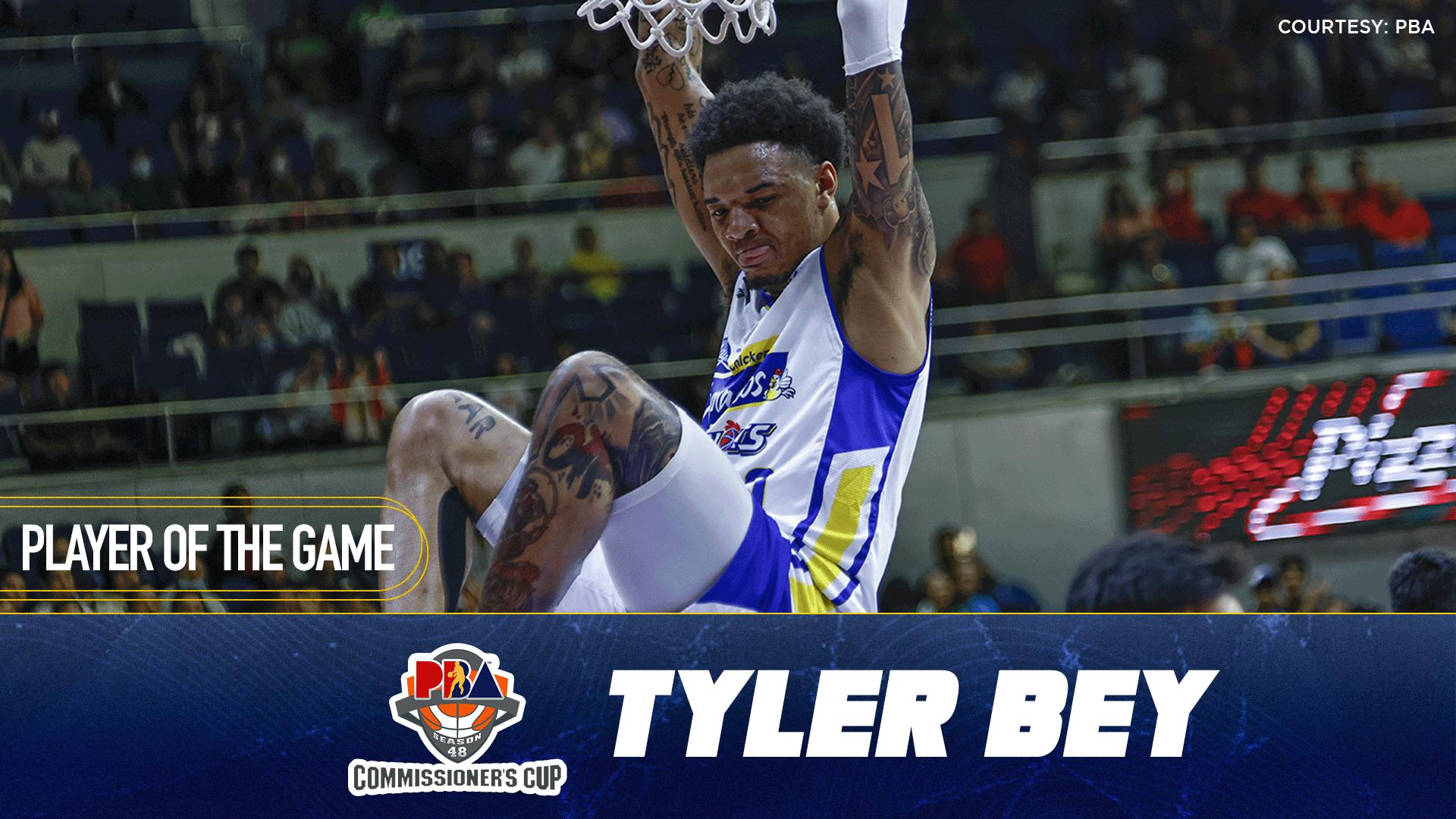 PBA: Tyler Bey stands tall in Magnolia