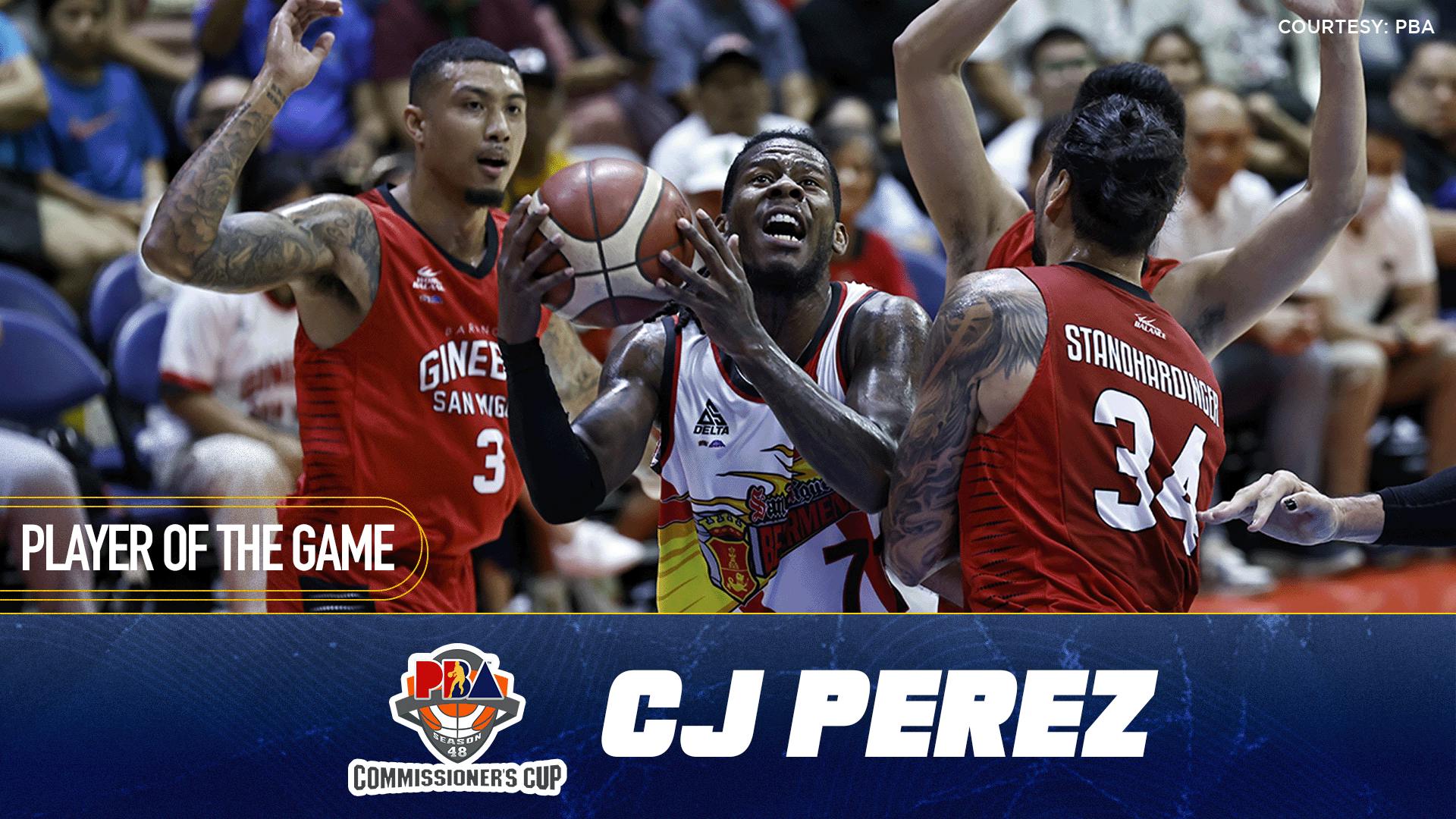 PBA: CJ Perez takes over in San Miguel