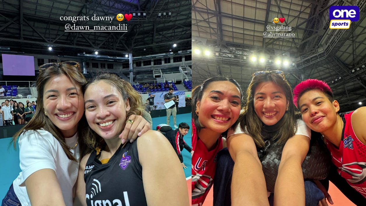 Mini reunion: Kianna Dy shows up to support former F2 Logistics teammates in PNVF