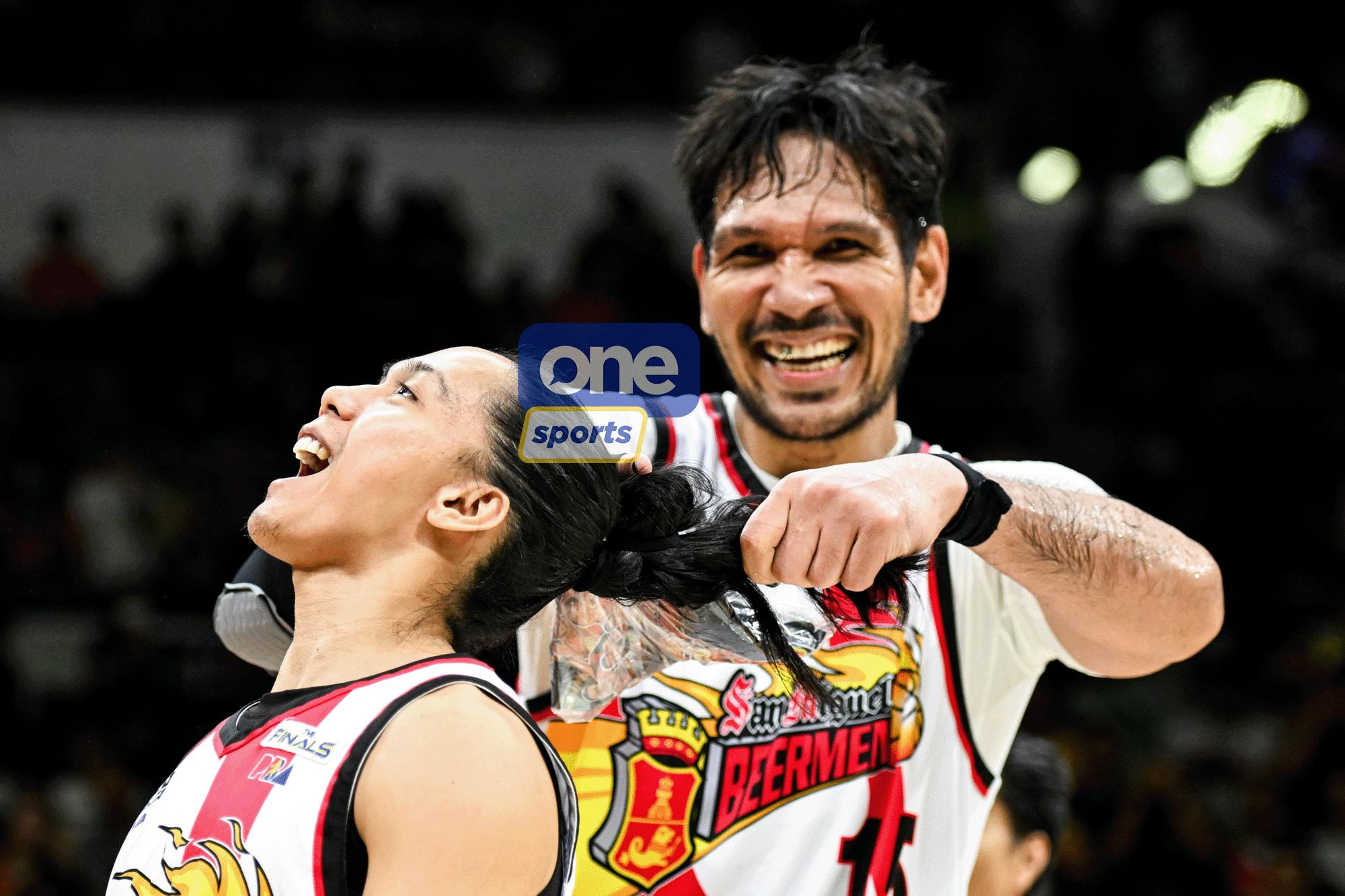 Bye, long hair | Kyt Jimenez lets go of his locks as Beermen lock up PBA title