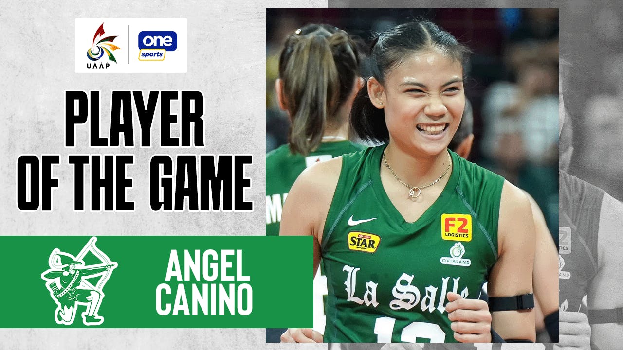 UAAP Player of the Game Highlights: MVP Angel Canino shows fighting form in first showdown vs. Casiey Dongallo