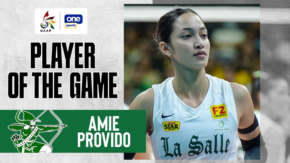 UAAP Player of the Game Highlights: Amie Provido anchors DLSU