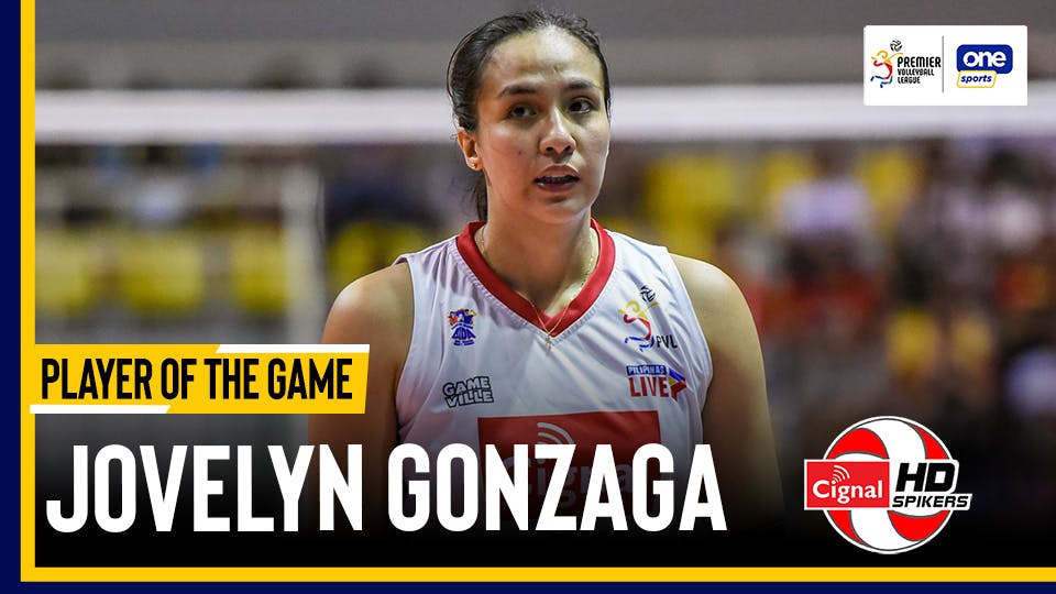 PVL Player of the Game Highlights: Jovelyn Gonzaga takes charge for Cignal in win vs. PLDT