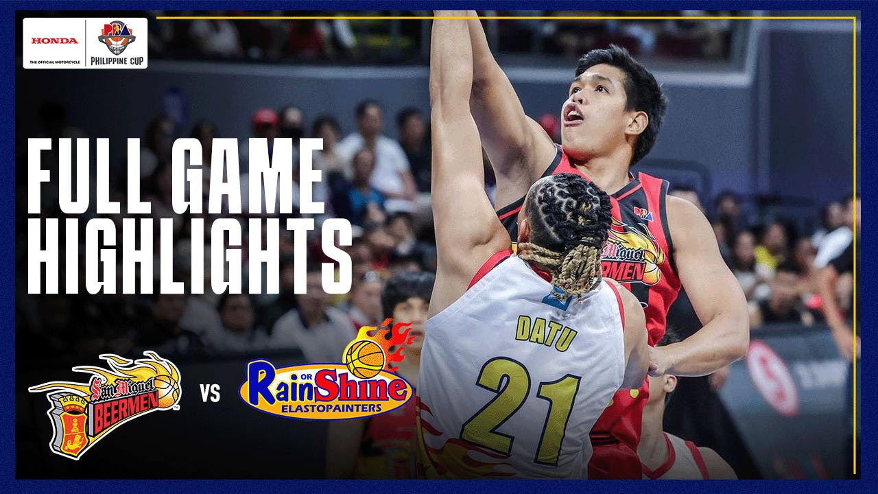 PBA Game Highlights: San Miguel completes sweep of Rain or Shine