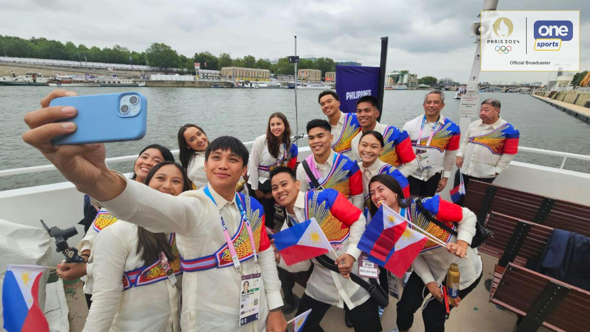 Team Philippines sails at Opening Ceremony of Olympic Games Paris 2024