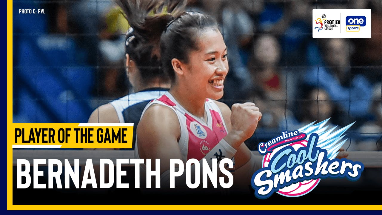 PVL Player of the Game Highlights: Bernadeth Pons stars as Creamline books semis seat