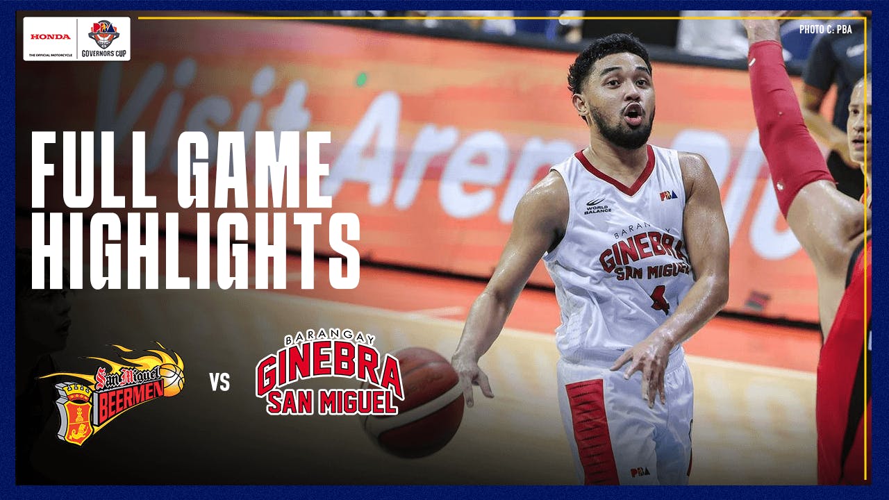 PBA Game Highlights: Ginebra cools off San Miguel to score first win in Governors