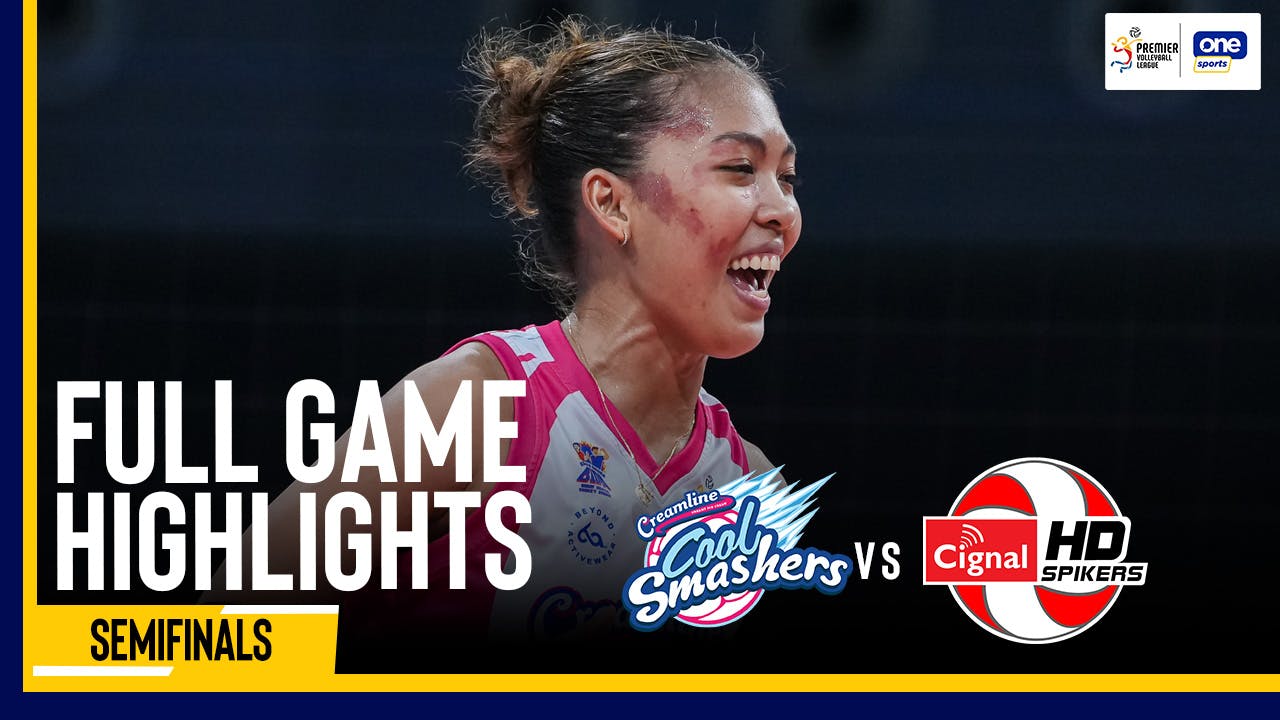 Creamline comes back to 0-2 down to beat Cignal in Reinforced semis | PVL Highlights