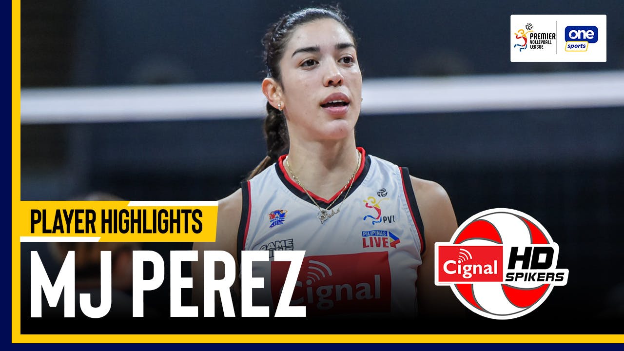 MJ Perez takes charge in commanding Cignal victory | PVL Highlights