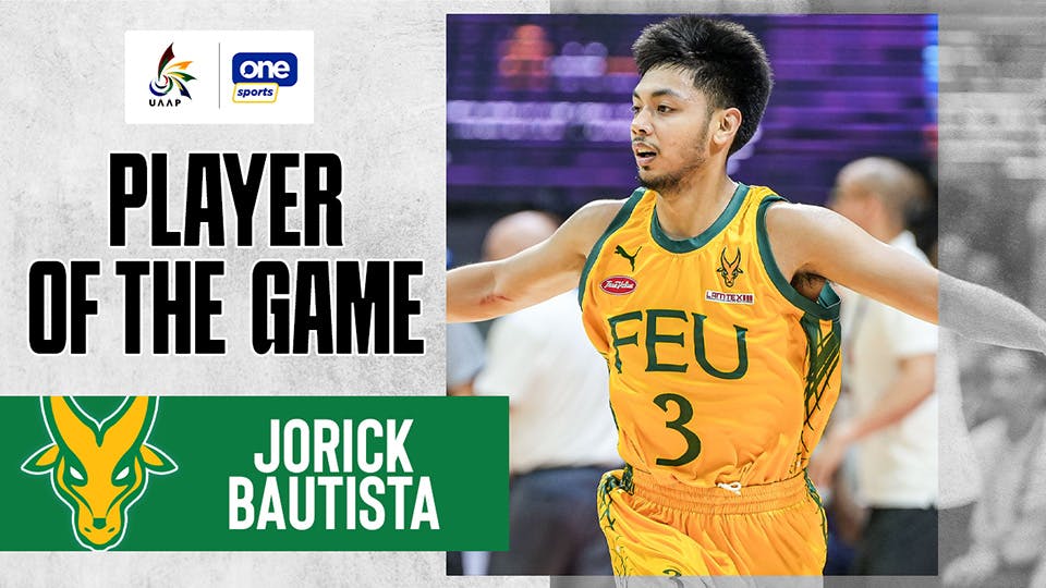 Jorick Bautista takes over late in FEU