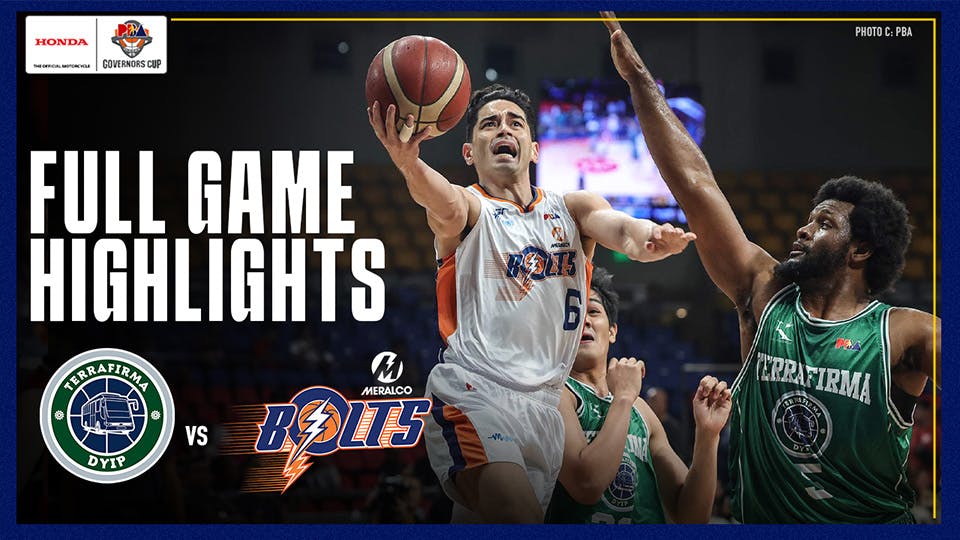 Meralco puts electric performance in 42-point beatdown of Terrafirma | PBA Highlights