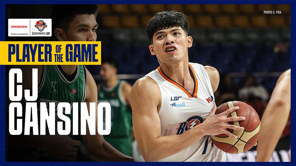 Rookie CJ Cansino submits another strong game for Meralco | PBA Highlights