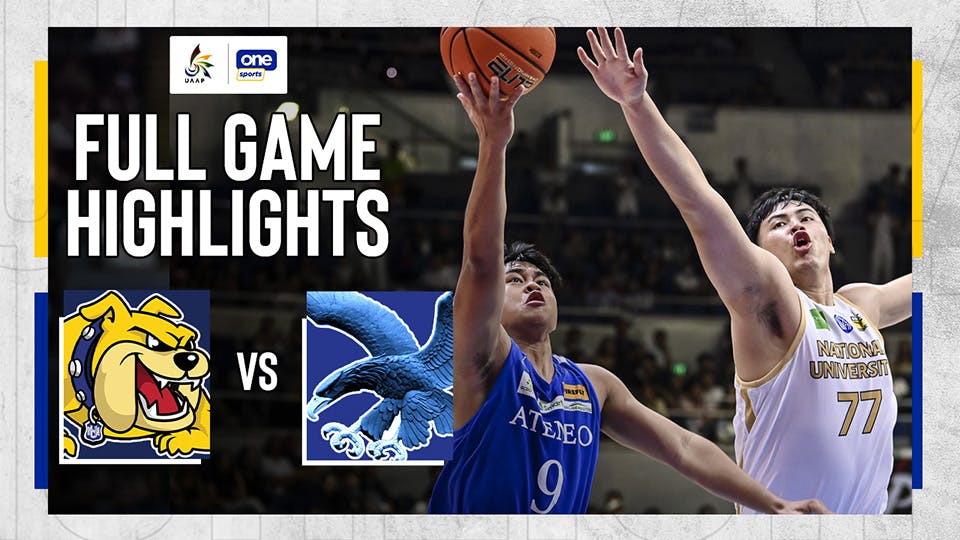 Ateneo starts round 2 with a close win vs NU | UAAP Highlights