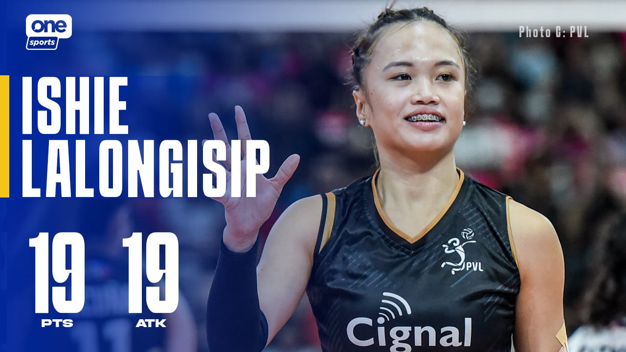 Ishie Lalongisip dazzles with career game for Cignal | PVL Highlights