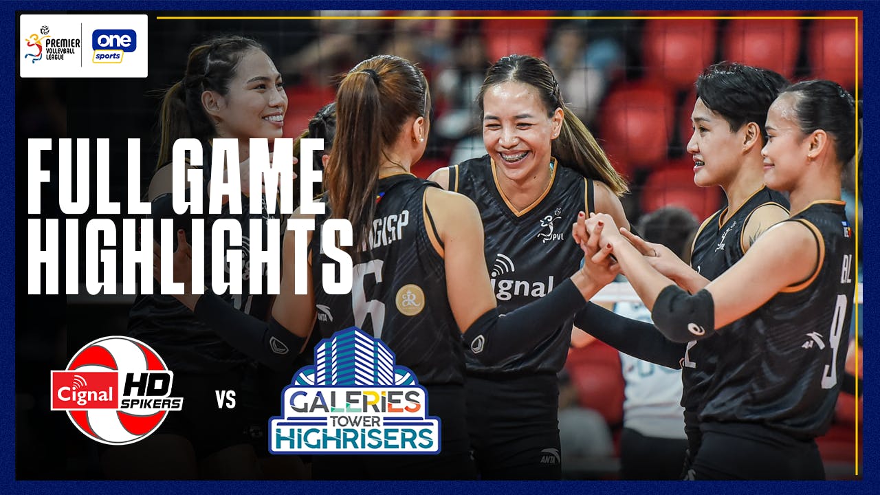 Cignal starts new era with sweeping victory over Galeries Tower | PVL Highlights