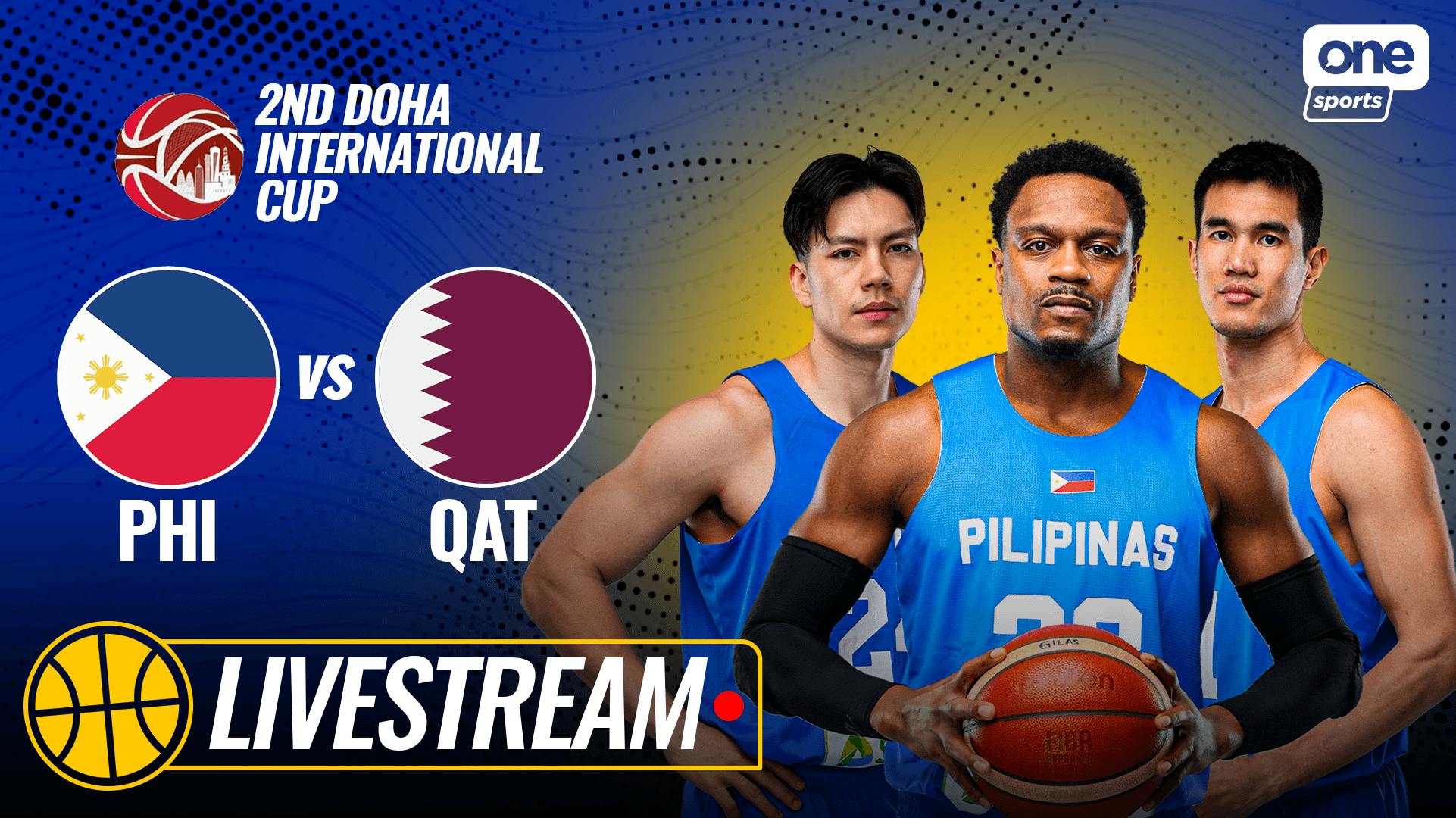 Gilas Pilipinas vs. Qatar | Doha International Cup | LIVESTREAM