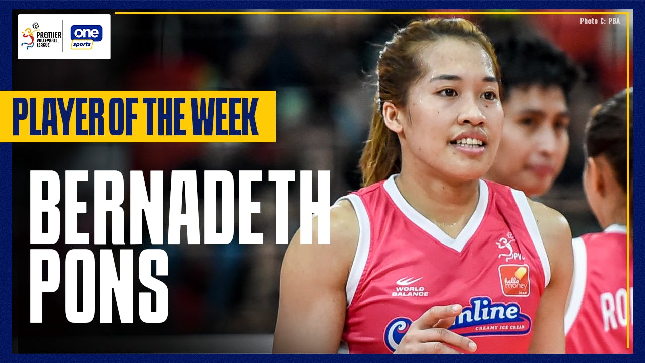 Bernadeth Pons earns PVL Player of the Week citation | PVL Highlights