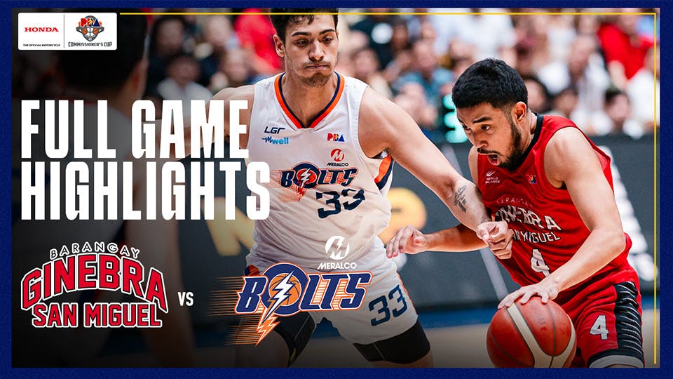 Ginebra asserts mastery over Meralco with another do-or-die playoff win | PBA Highlights