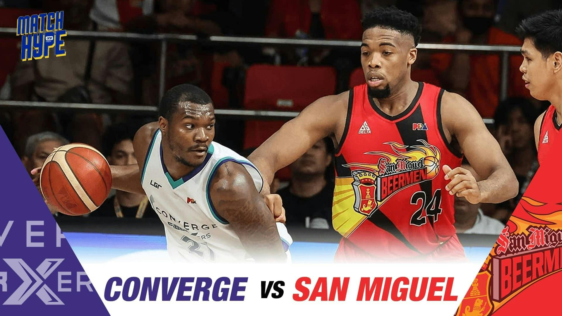 San Miguel eyes finisher, Converge aims for decider in Game 4 of PBA QF | #OSMatchHype