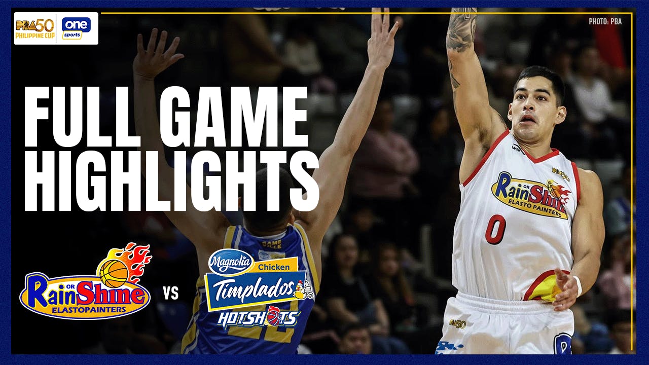 Rain or Shine gets 2x-to-beat after beating Magnolia in Bahrain | PBA Highlights