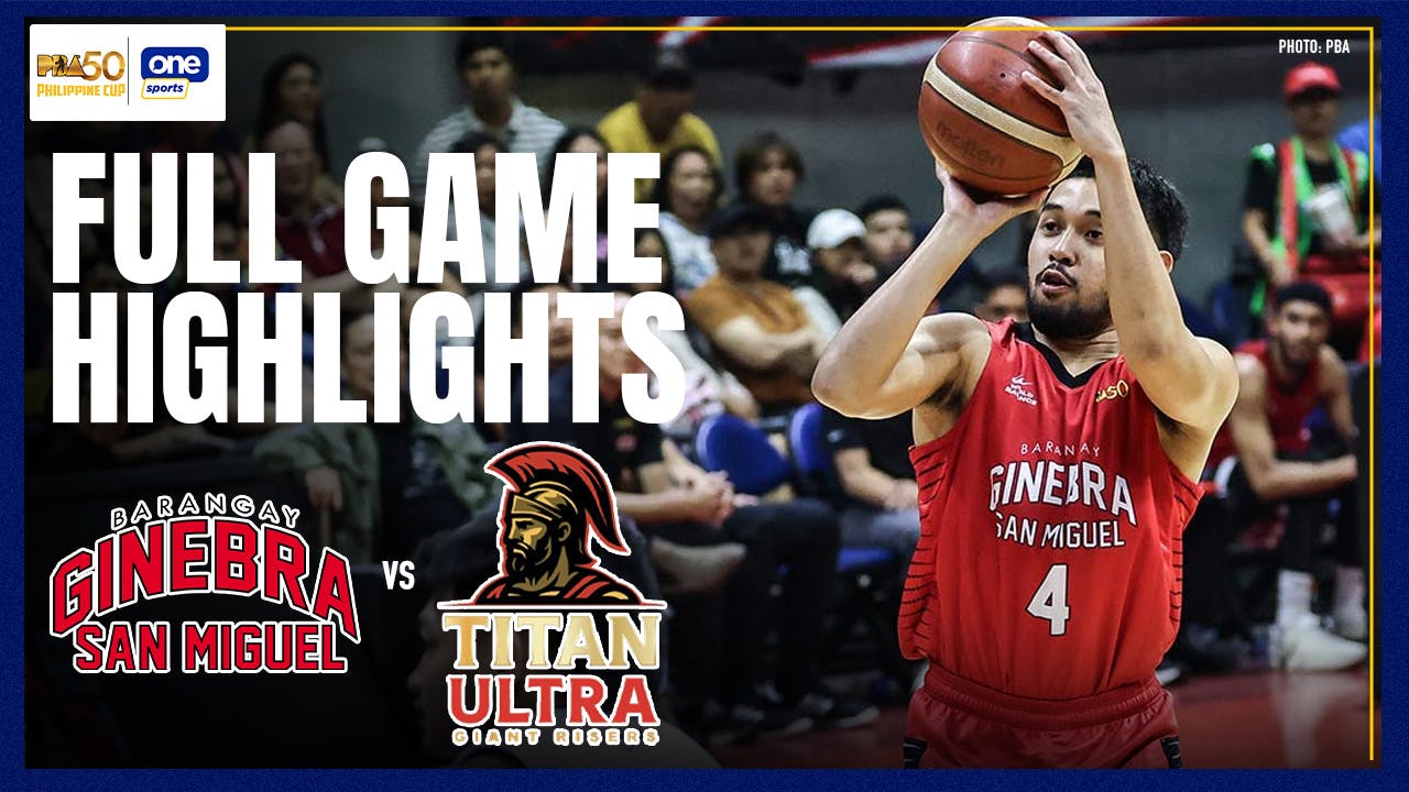 Ginebra outlasts Titan Ultra for close win | PBA Highlights