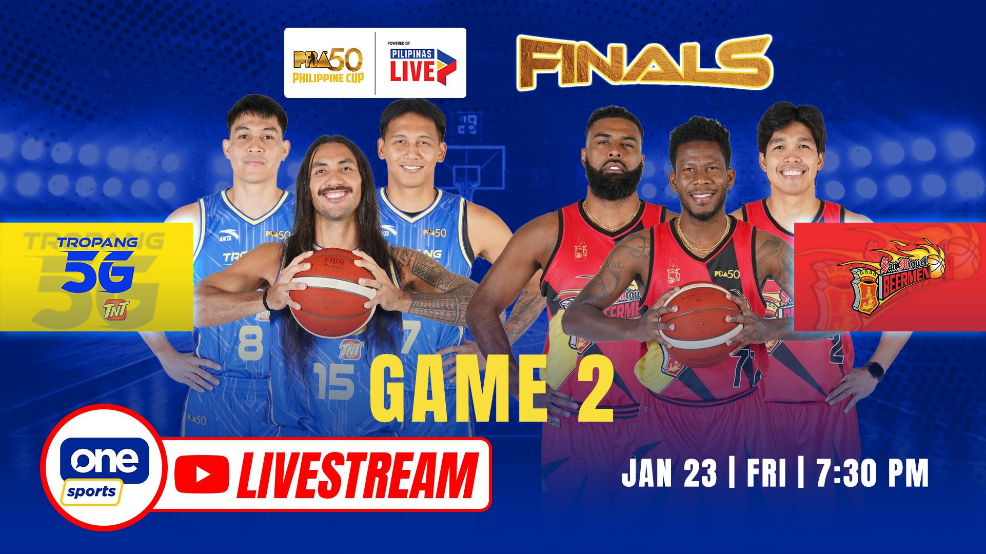 PBA LIVESTREAM: TNT vs San Miguel | Philippine Cup Finals Game 2