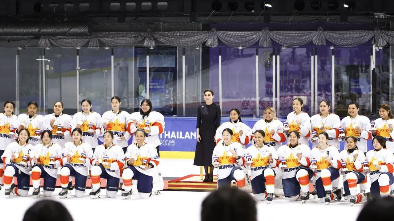 Philippine women’s ice hockey relish playing in front of Queen of Thailand in SEA Games Finals