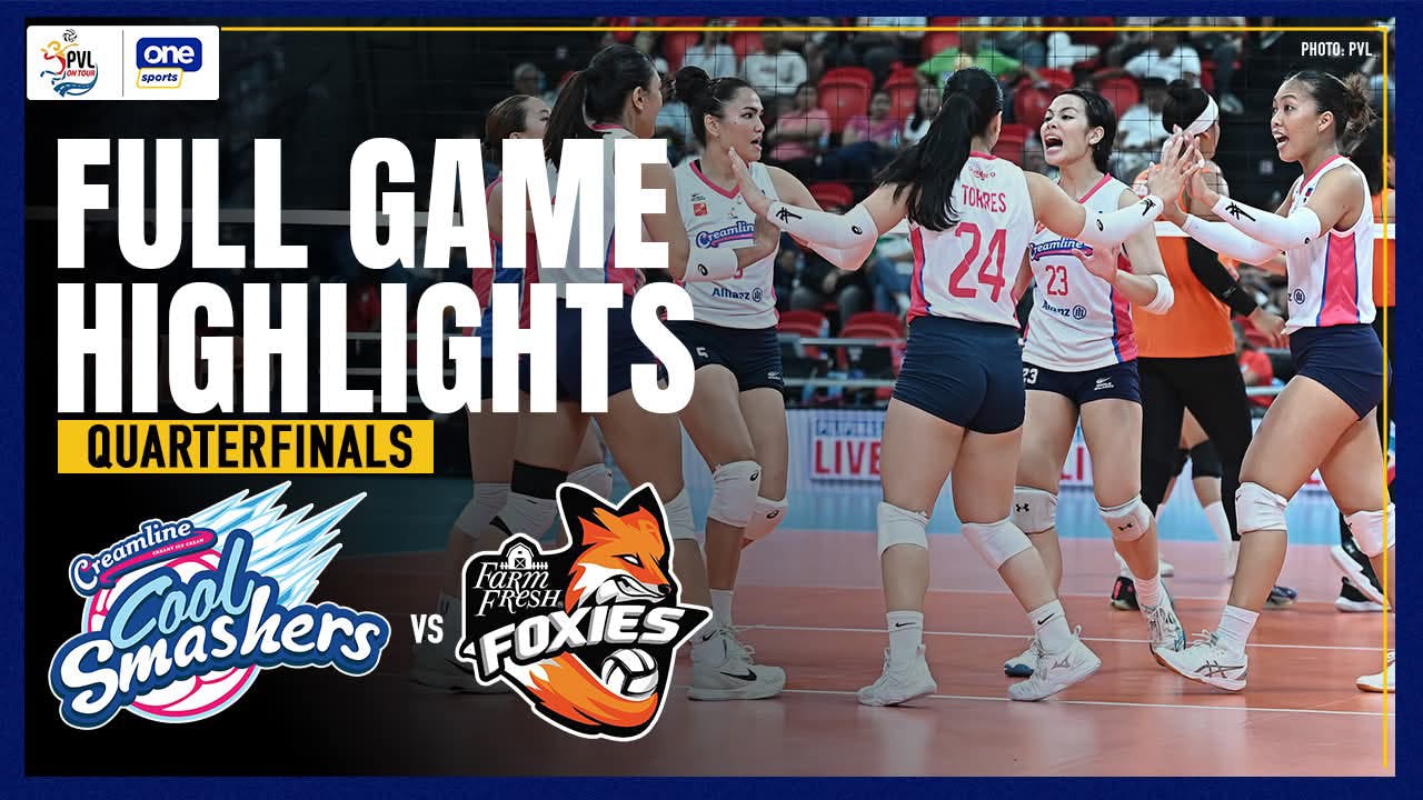 Creamline sweeps Farm Fresh to complete PVL on Tour semis cast | PVL Highlights