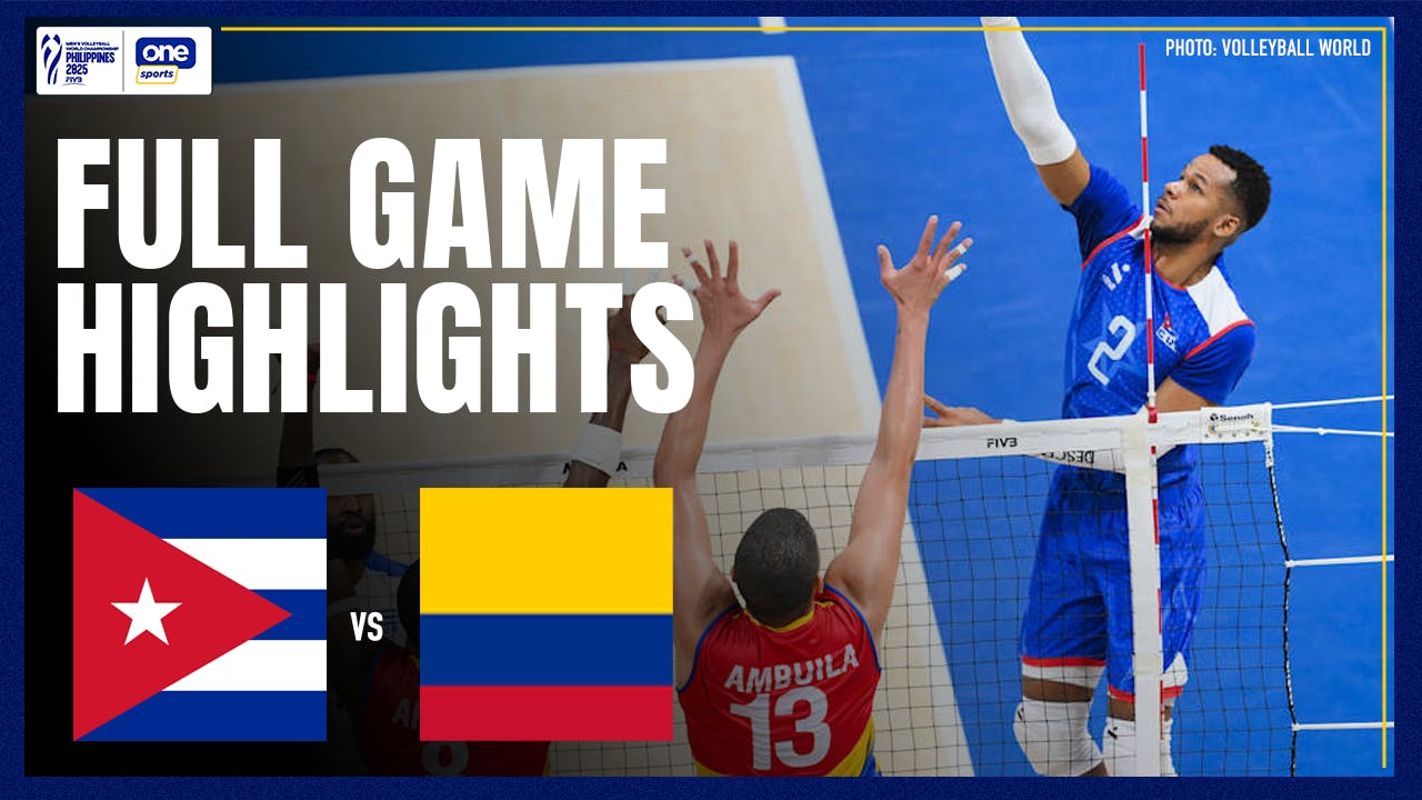 Cuba bounces back with sweep of Colombia for first win | FIVB Highlights