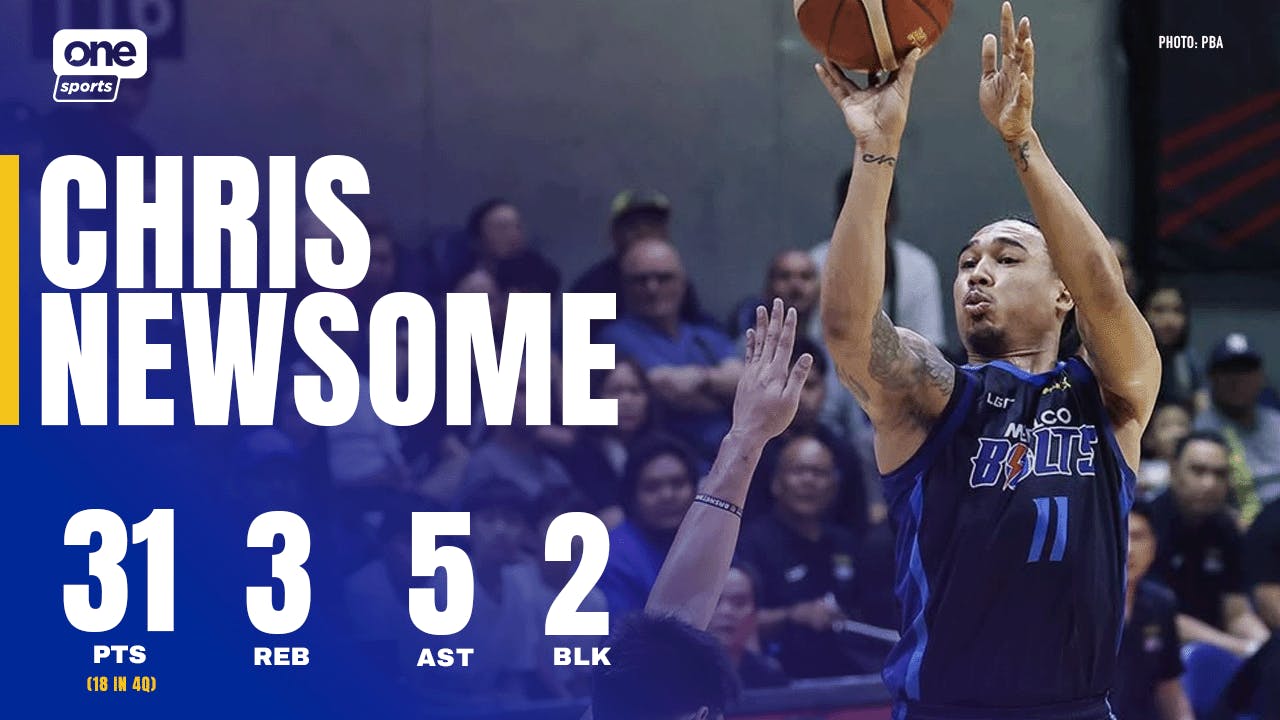 Chris Newsome stars as Meralco ousts Rain or Shine | PBA Highlights