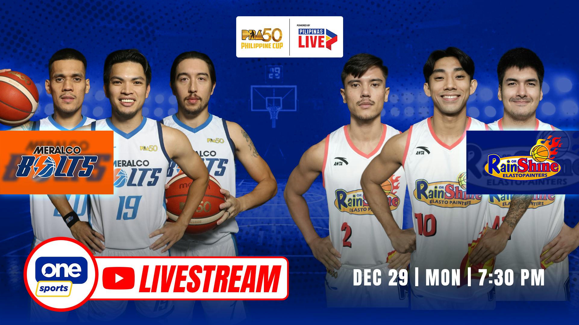 PBA LIVESTREAM: Meralco Bolts vs Rain or Shine Elasto Painters | Philippine Cup quarterfinals