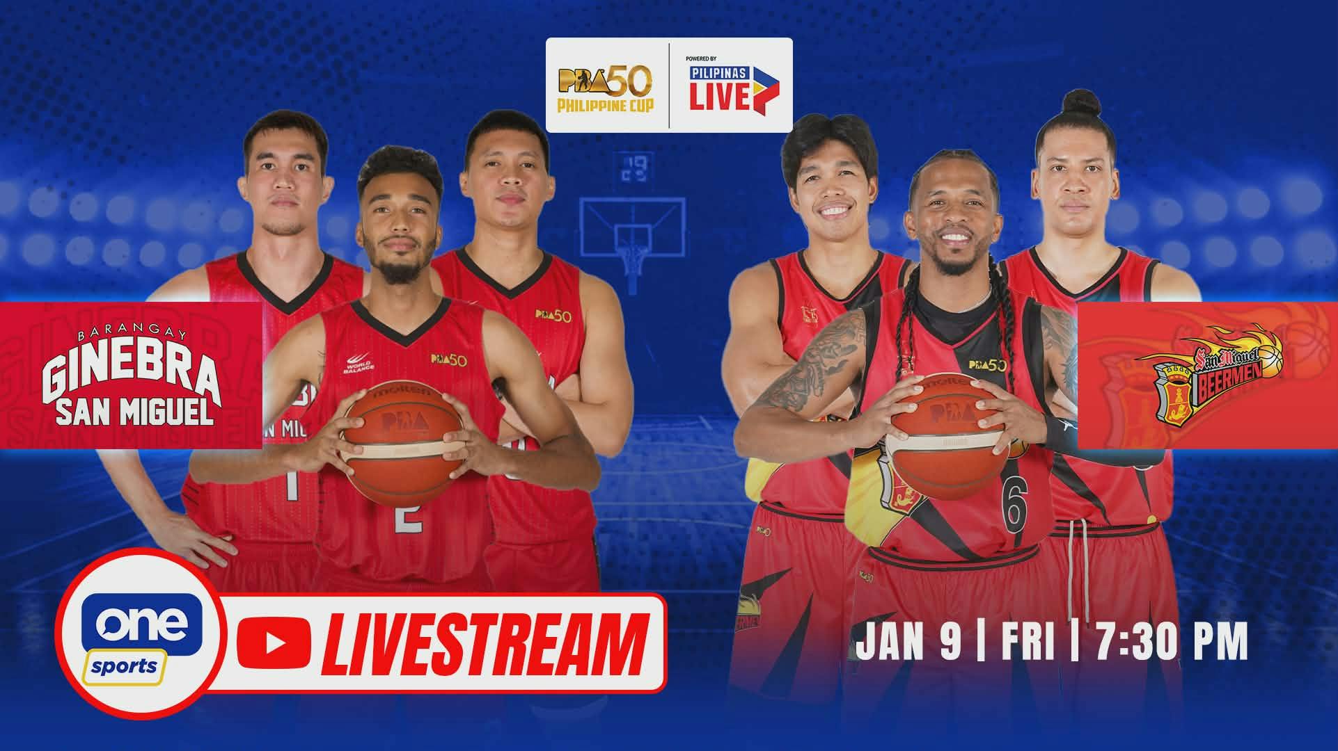 PBA LIVESTREAM: Ginebra vs San Miguel | Philippine Cup semis Game 3