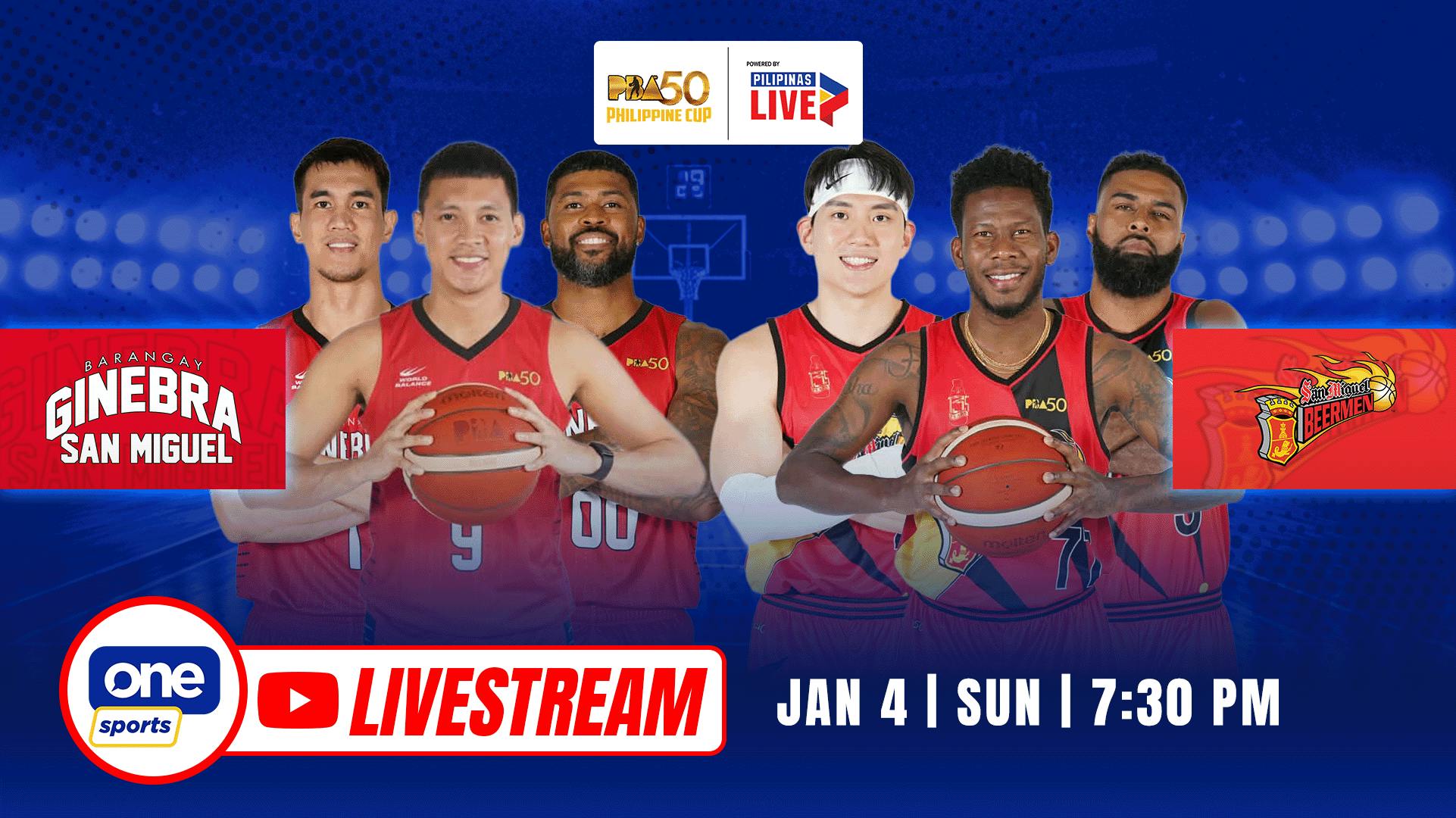 PBA LIVESTREAM: Ginebra vs San Miguel | Philippine Cup semis Game 1