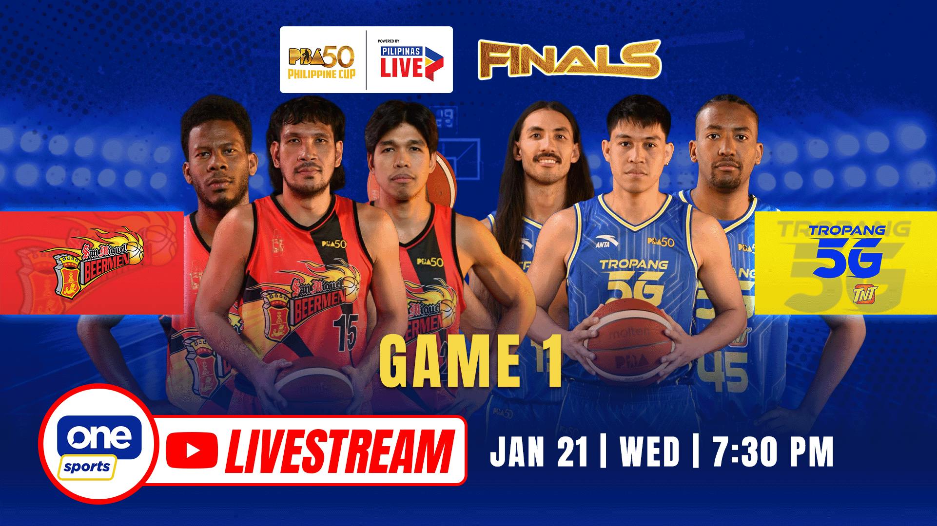 PBA LIVESTREAM: San Miguel vs TNT | Philippine Cup Finals Game 1