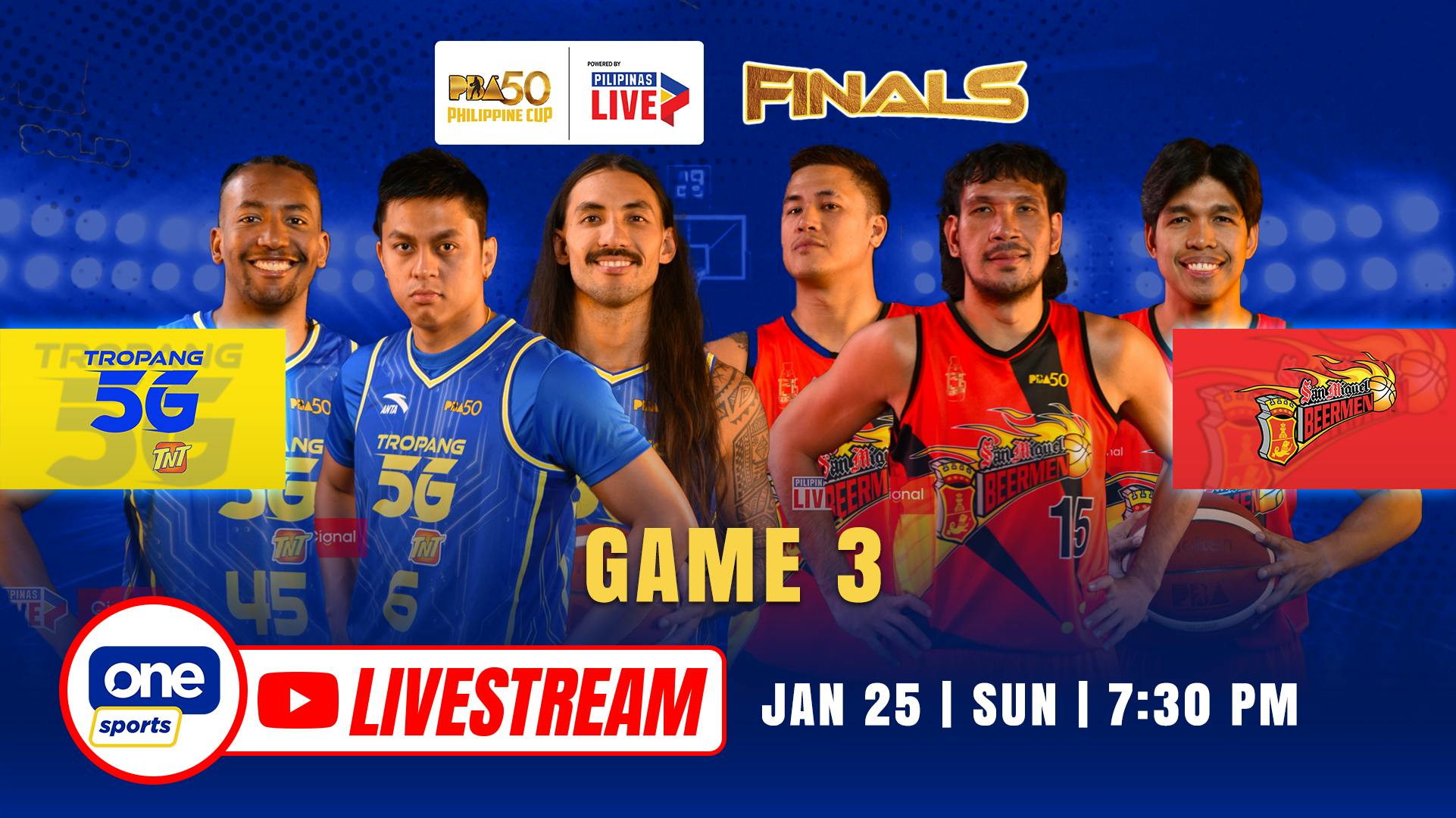PBA LIVESTREAM: TNT vs San Miguel | Philippine Cup Finals Game 3