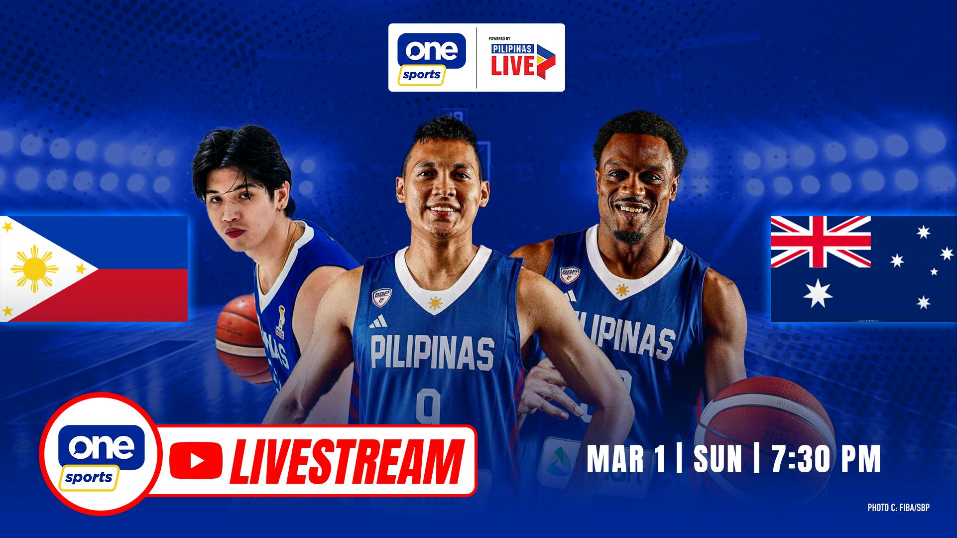 LIVESTREAM: Gilas Pilipinas vs Australia in the FIBA World Cup Asian Qualifiers