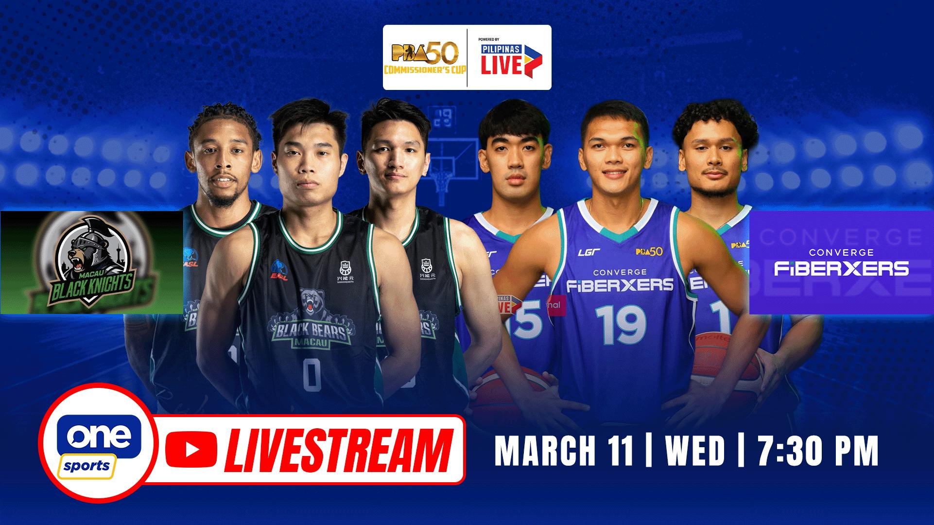PBA LIVESTREAM: Macau vs Converge | Commissioner