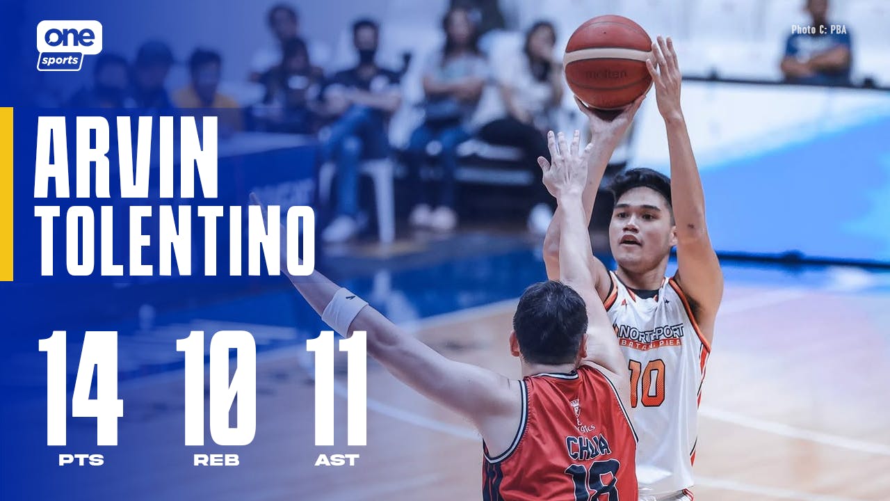 Arvin Tolentino impresses with another triple-double outing for NorthPort | PBA highlights