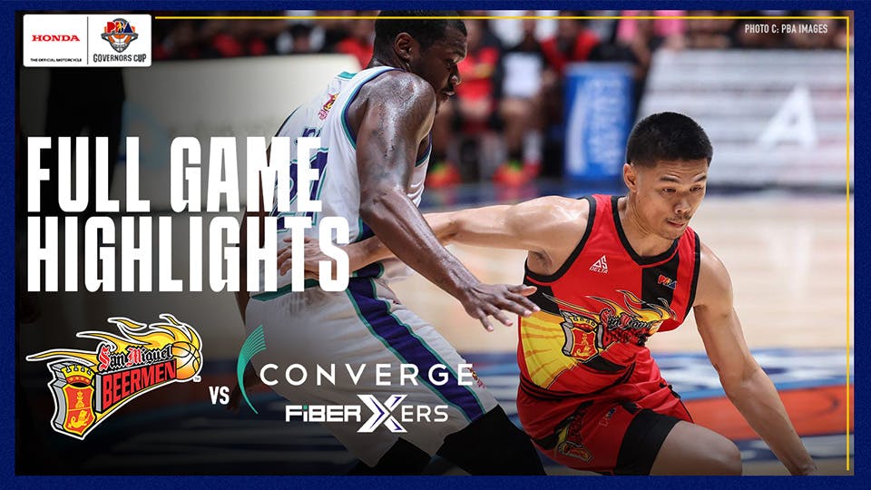 San Miguel outlasts Converge in do-or-die Game 5, moves into semifinals | PBA Highlights